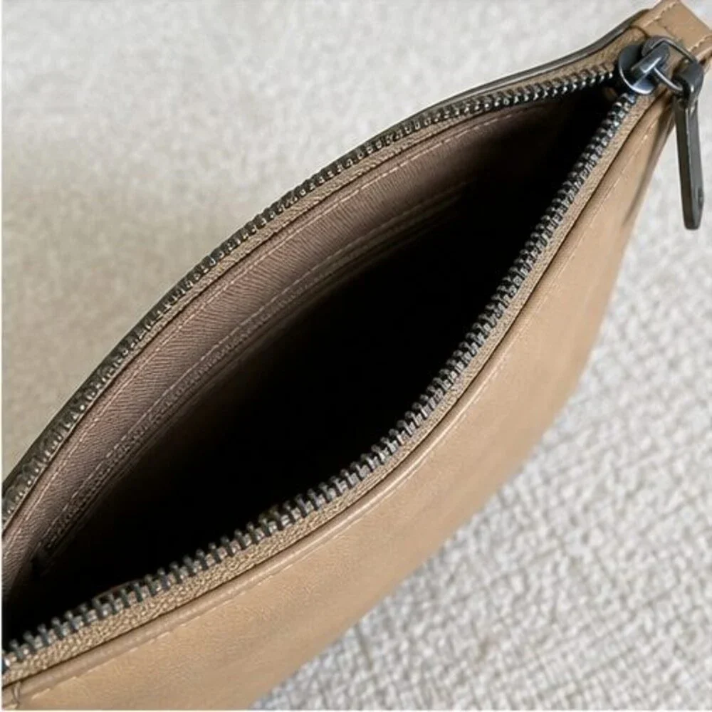 Brown Nylon Crossbody Bag